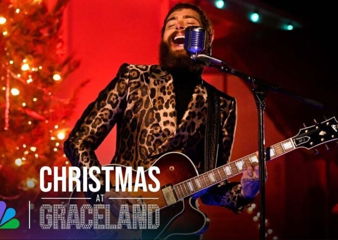 Post Malone Performs “Devil In Disguise” At “Christmas At Graceland” Special