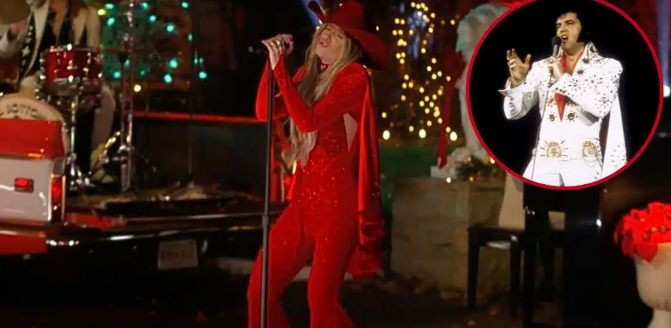 Lainey Wilson Sings Elvis’s “Santa Claus Is Back In Town” At Graceland