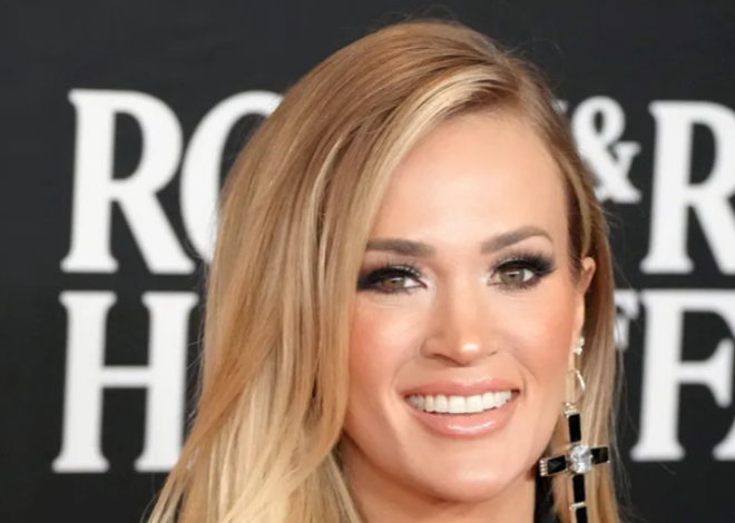 Carrie Underwood’s Extravagant Christmas Gown Looks Straight From a Hallmark Movie Scene