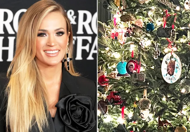 Carrie Underwood Shares Rare Photo of Her Boys on Homemade Ornaments as She Debuts Family Christmas Tree