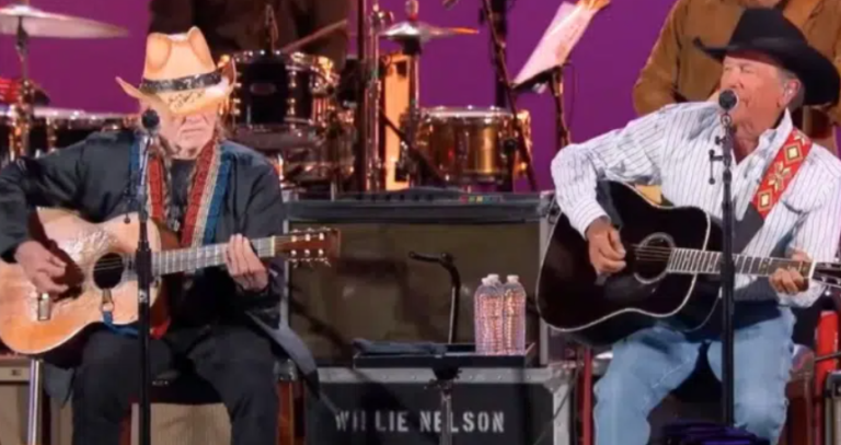 George Strait & Willie Nelson Sing Two Duets At Willie’s 90th Birthday Concert