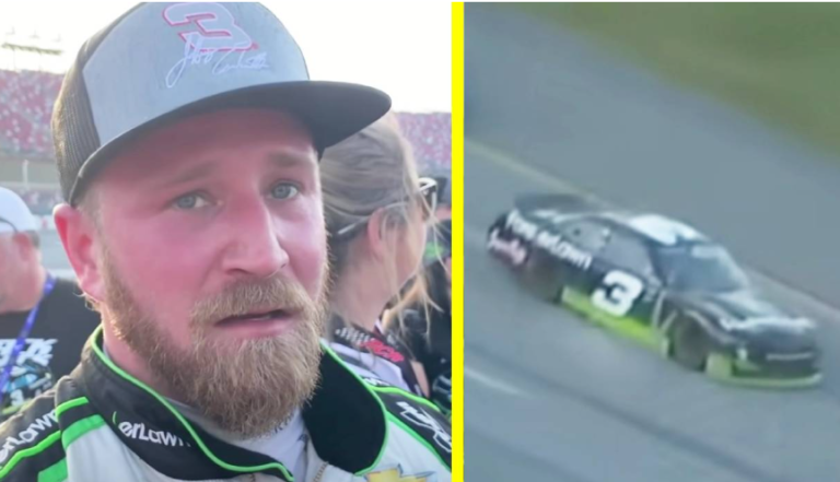 Dale Earnhardt’s Grandson Drives Black No. 3 At Talladega Race