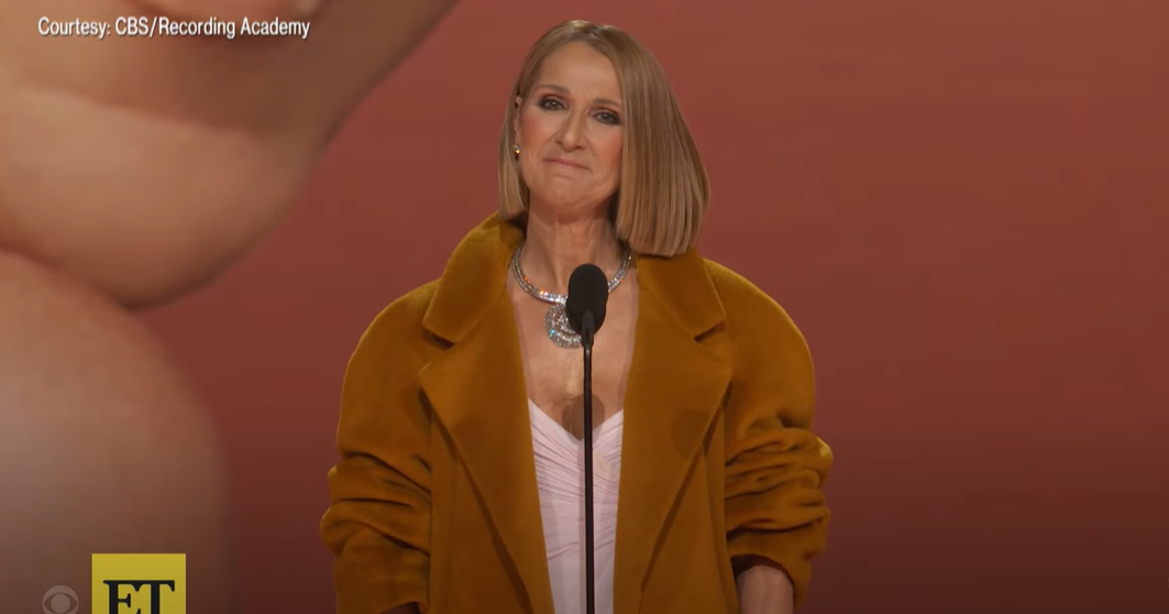 Céline Dion Makes Surprise Appearance To Present Grammy Award