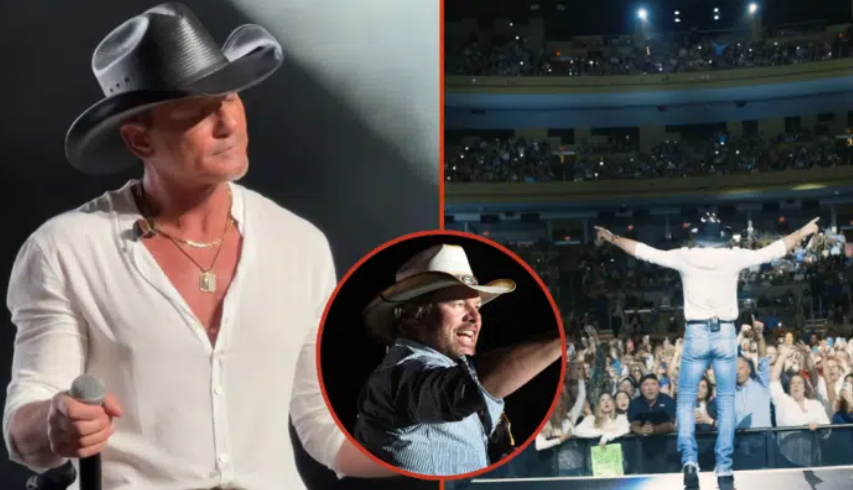Tim McGraw Enlists Crowd To Sing “Live Like You Were Dying” For Toby Keith