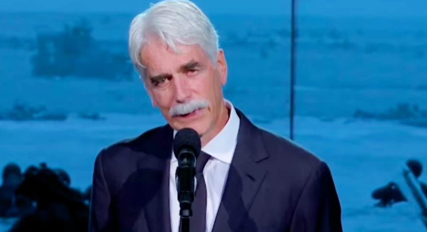 With Tears In His Eyes, Sam Elliott Recites WWII Survivor’s Account Of D-Day