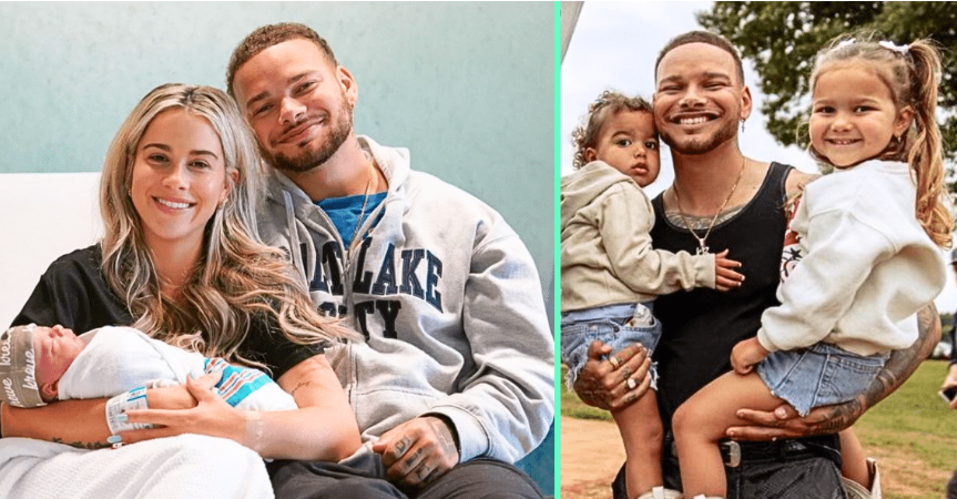 Kane Brown Shares Adorable Photo With All Three Of His “Babies”