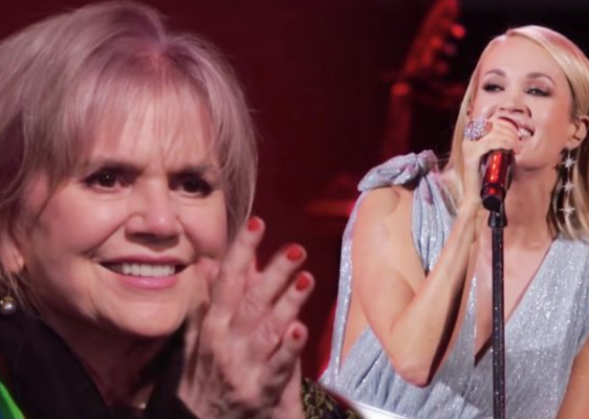 Linda Ronstadt Smiles As Carrie Underwood Performs “Blue Bayou” & “When Will I Be Loved”