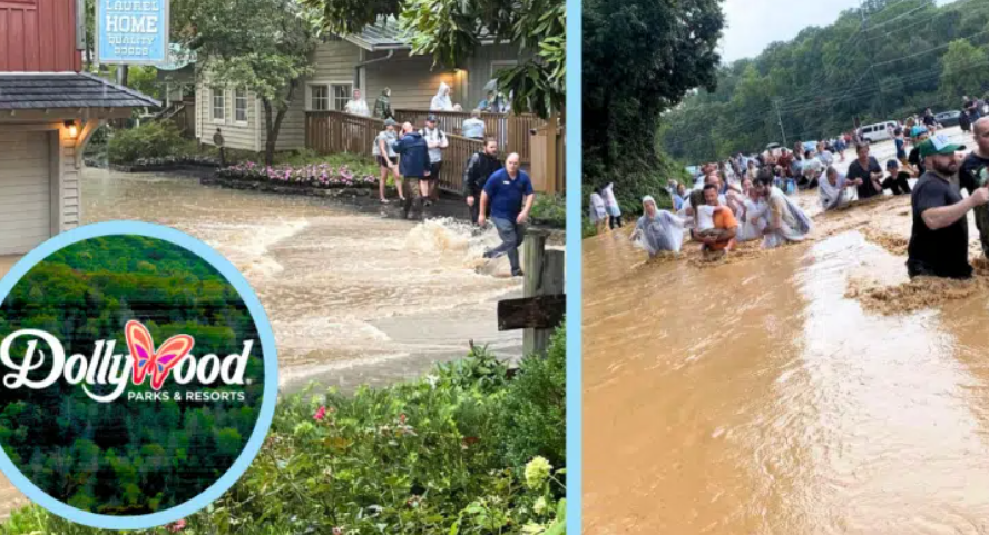 Dolly Parton’s Dollywood Theme Park Affected By Severe Flash Flooding