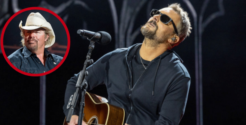 Eric Church Delivers Moving Tribute Performance To Toby Keith