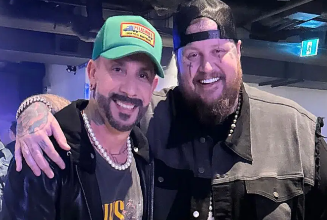 Jelly Roll Joined Onstage by Backstreet Boy AJ McLean For “I Want It That Way”