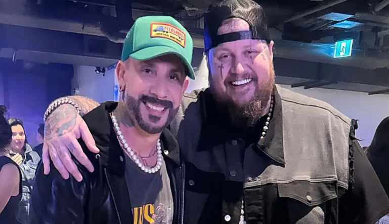 Jelly Roll Joined Onstage by Backstreet Boy AJ McLean For “I Want It That Way”