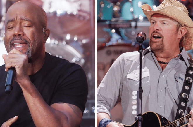 Darius Rucker Performs “God Love Her” At All-Star Toby Keith Tribute