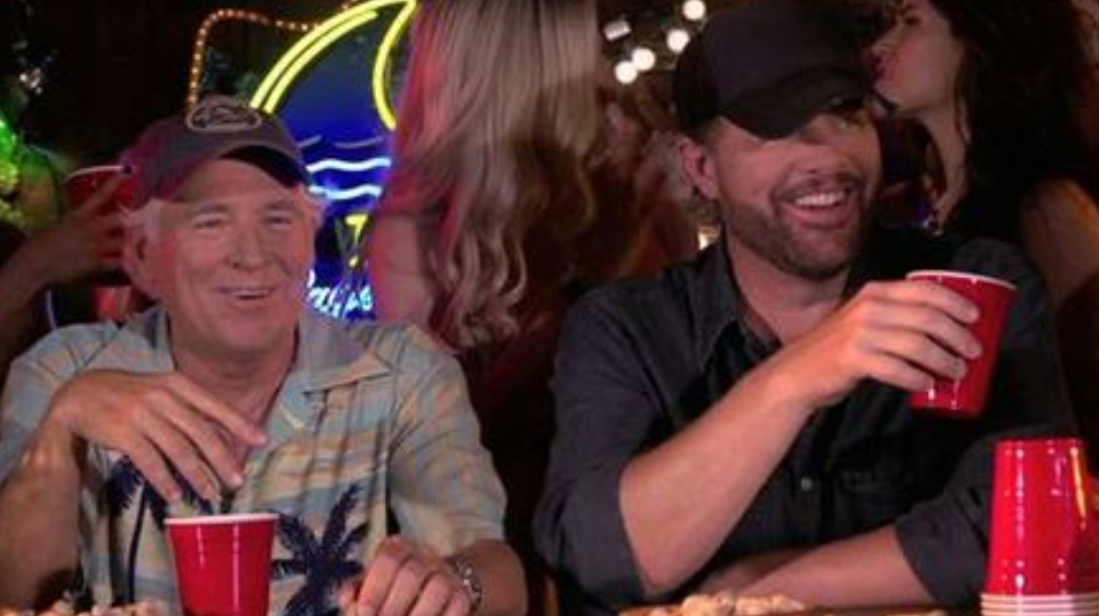 Jimmy Buffett and Toby Keith >> [Too Drunk To Karaoke]