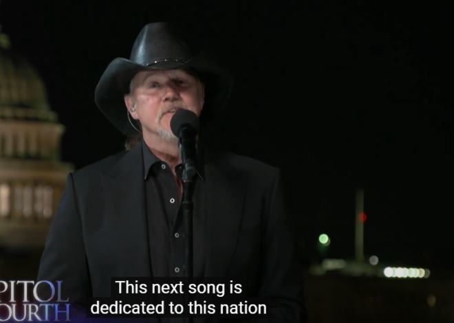 Trace Adkins Shares His Love For America By Singing “My Country, ‘Tis Of Thee”