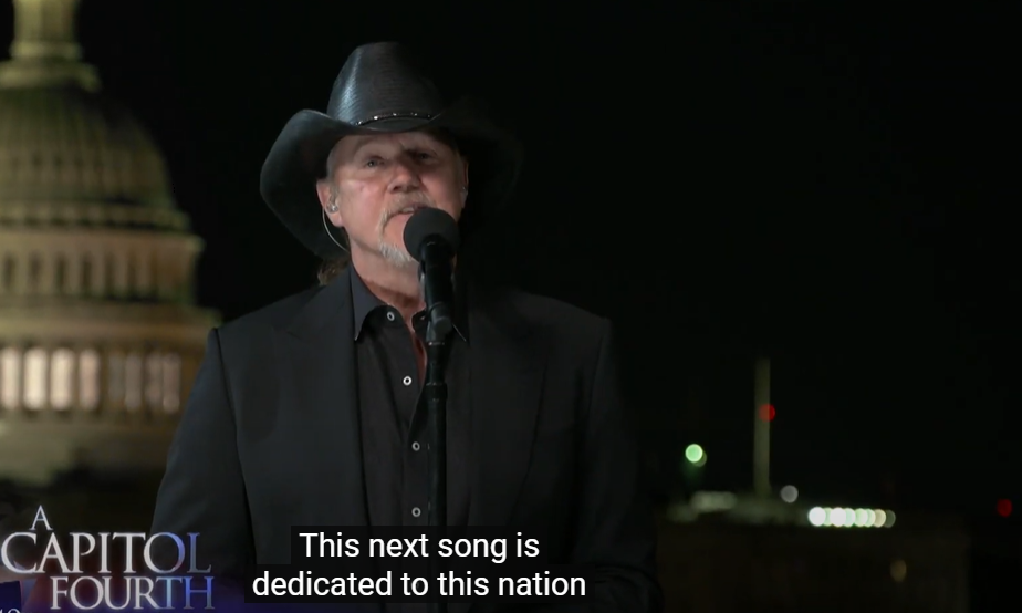 Trace Adkins Shares His Love For America By Singing “My Country, ‘Tis Of Thee”