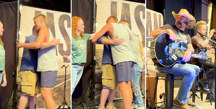 WATCH: Jason Aldean Reunites Military Kids With Their Dad During Show