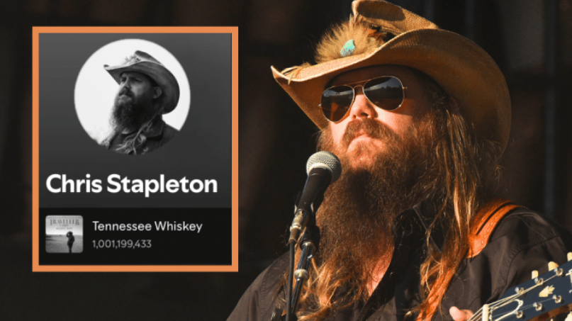 Chris Stapleton’s “Tennessee Whiskey” Exceeds 1 Billion Streams On Spotify