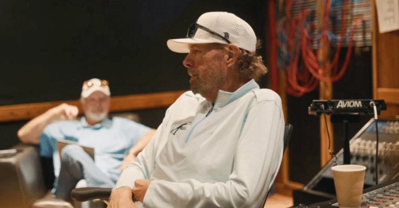 Watch Never-Before-Seen Footage of Toby Keith In The Studio For His Final Recording