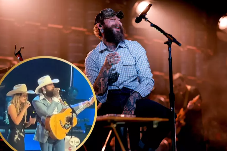 Post Malone + Lainey Wilson Debut ‘Nosedive’ at the Opry [Watch]