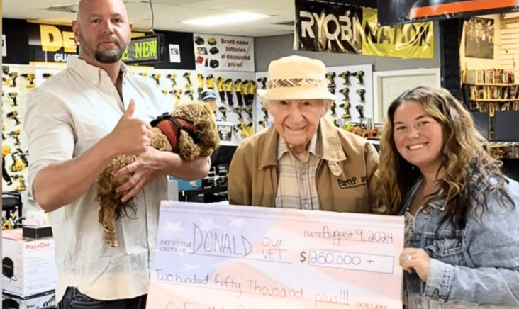 Over $360k Raised For 90-Year-Old Veteran Forced To Pawn Jewelry To Take Care Of Sick Wife