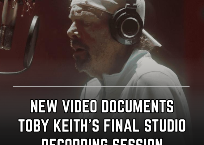 New Video Documents Toby Keith’s Emotional Final Studio Recording Session