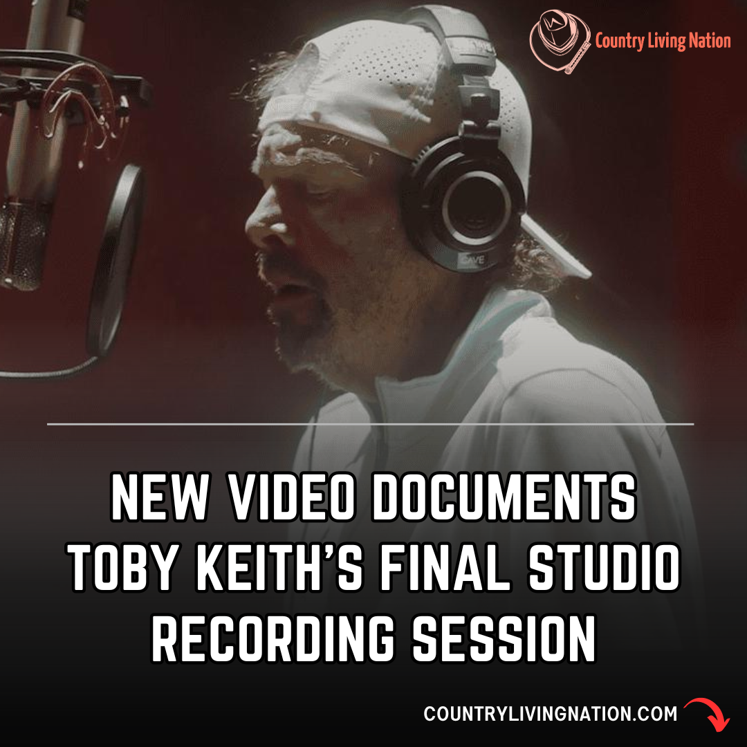 New Video Documents Toby Keith’s Emotional Final Studio Recording Session