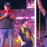 Former OU Football Coach Gets Emotional During Toby Keith Tribute