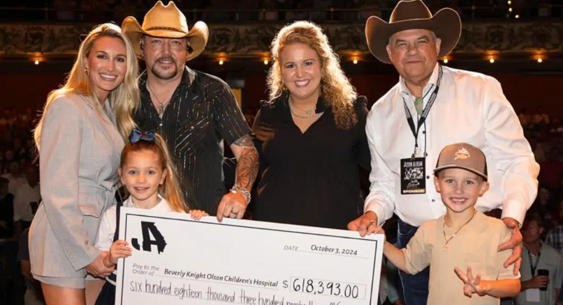 Jason Aldean Raises Over $600,000 For His Hometown Children’s Hospital