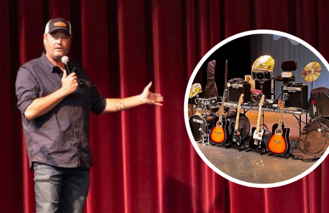 Blake Shelton Surprises His Former High School With Brand-New Musical Instruments