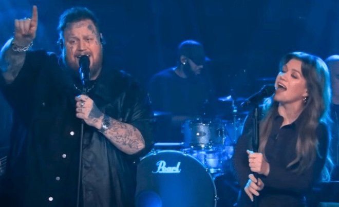 Jelly Roll & Kelly Clarkson Unite For Inspirational Rendition Of “I Am Not Okay”