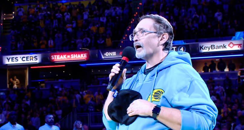 AGT Winner Richard Goodall Delivers Stunning National Anthem At Pacers Vs. Heat Game