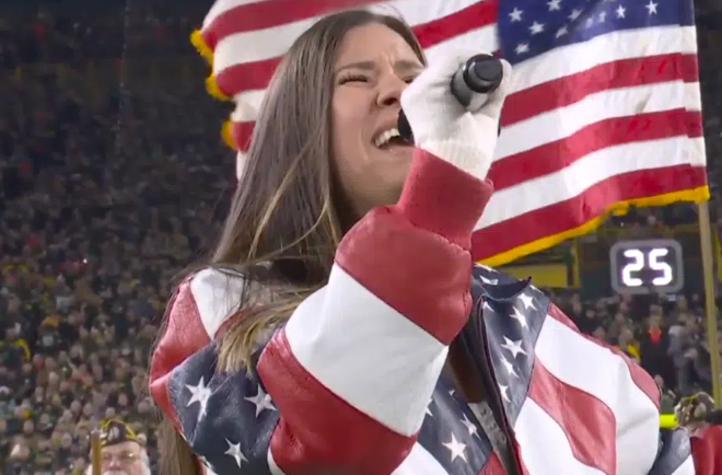 Jessie G Sings Rendition Of National Anthem Ahead of Dolphins vs. Packers NFL Game