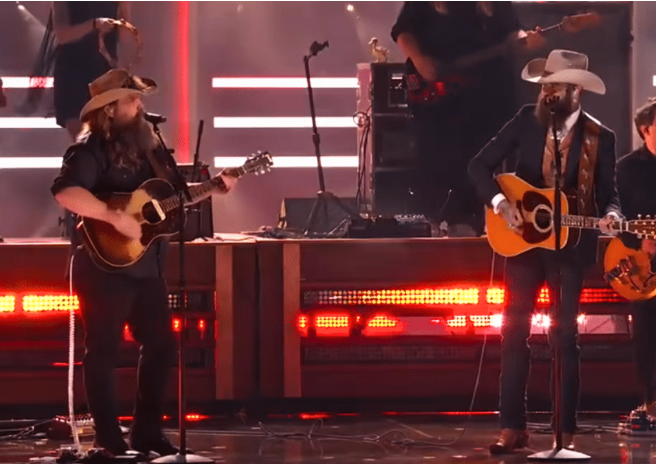 Chris Stapleton and Post Malone Light Up the CMA Awards with an Electrifying Duet