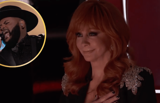 Reba McEntire Sobs As Former ‘Voice’ Winner Sings Song He Wrote For Her