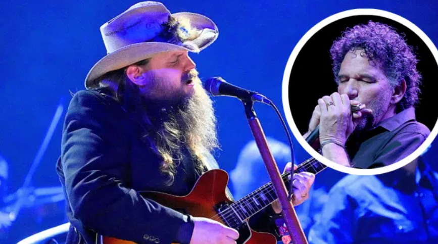 Chris Stapleton Joins Legendary Harmonica Player Mickey Raphael for Rendition of “Georgia on My Mind”