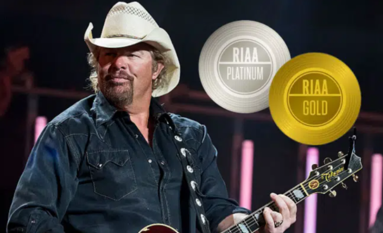 Toby Keith Earns Five New Posthumous Gold & Platinum Certifications