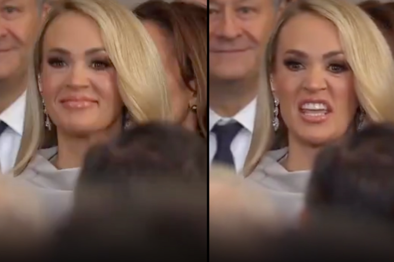 Carrie Underwood Goes A Cappella For “America The Beautiful” Inauguration Performance After Technical Difficulties