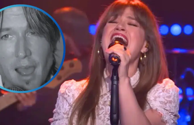 Kelly Clarkson Sings Mesmerizing Cover Of Keith Urban’s “Blue Ain’t Your Color”