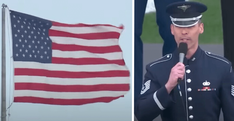 Air Force Sergeant Delivers Magnificent National Anthem At Daytona 500