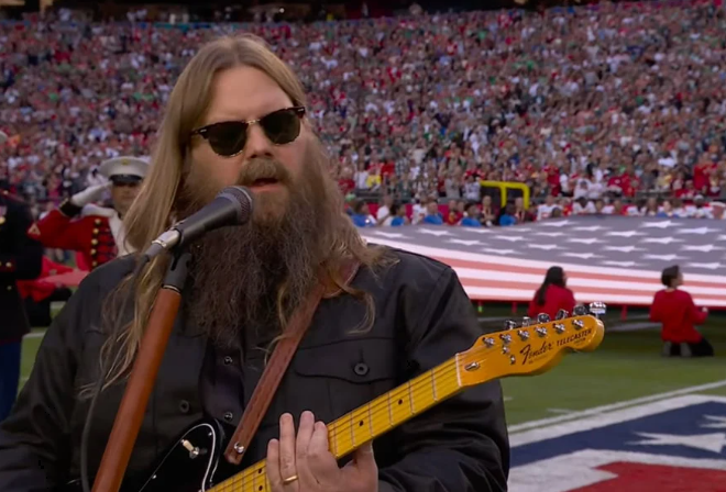 Relive When Chris Stapleton Made Grown Men Cry With His Super Bowl National Anthem Performance