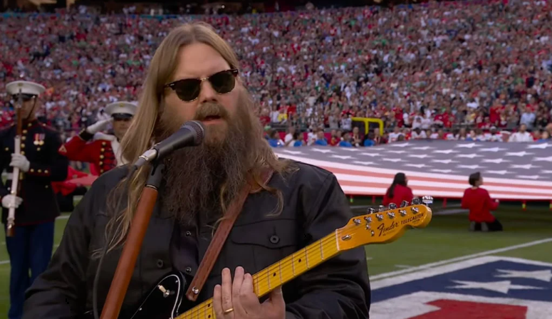 Relive When Chris Stapleton Made Grown Men Cry With His Super Bowl National Anthem Performance