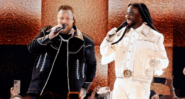 Jelly Roll And Shaboozey Bring ACM Awards Crowd To Their Feet With “Amen”