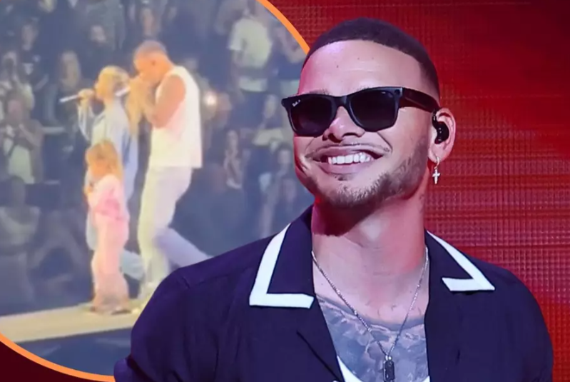 Kane Brown’s Daughter Kingsley Sings ‘Thank God’ With Mom + Dad Onstage [Watch]