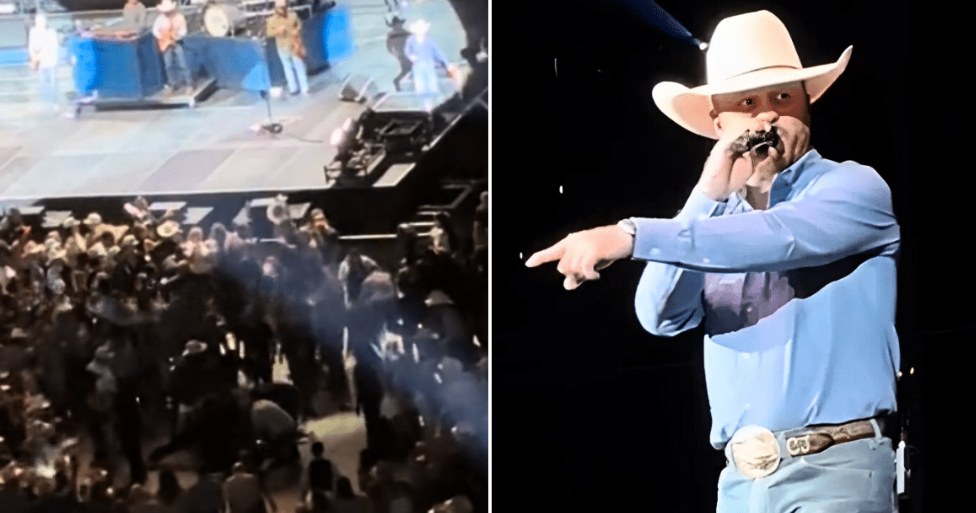Cody Johnson Delivers Powerful Unity Speech, Then He Is Forced To Stop Show Due To Brawl