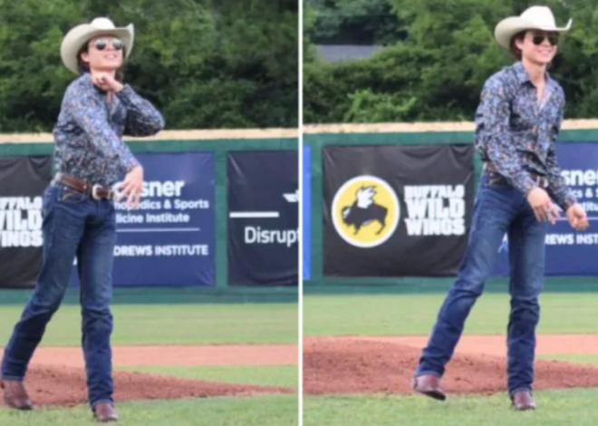 John Foster Silences Stadium with Soulful National Anthem — Then Shocks Everyone with a Perfect First Pitch