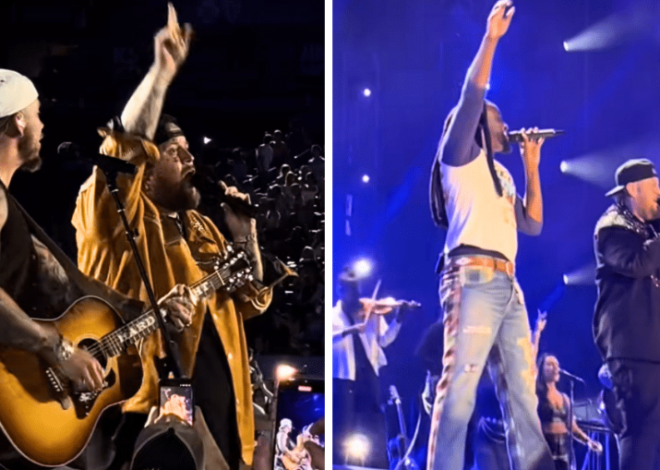 Jelly Roll Praises God During Surprise CMA Fest Appearances With Shaboozey And Brandon Lake