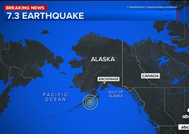 7.3 magnitude earthquake rattles Alaskan island, prompting tsunami warning
