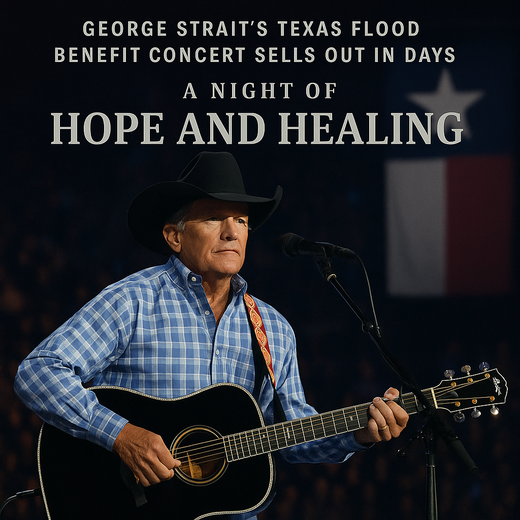 George Strait’s Texas Flood Benefit Concert Sells Out in Days – A Night of Hope and Healing