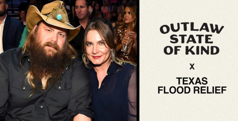 Chris & Morgane Stapleton’s Outlaw State Of Kind Donates $1 Million Toward Texas Flood Relief