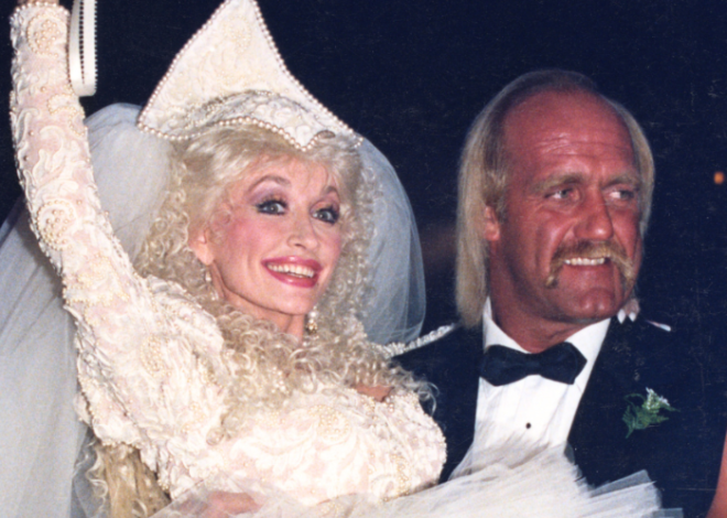 Throwback To When Dolly Parton Married Hulk Hogan On TV